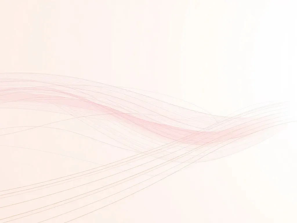 Minimalist abstract digital data flow lines in soft pink and